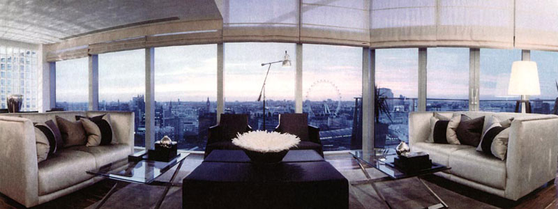 a perspective of a lounge designed by Jessica Brook